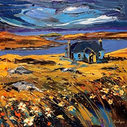 A Fond Memory by Lynn Rodgie - Original Painting on Stretched Canvas sized 18x18 inches. Available from Whitewall Galleries